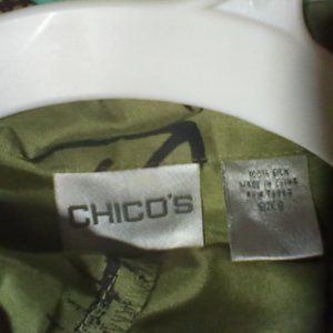 Chico's 💯Silk Button up Shirt